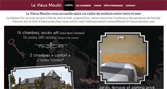 Desktop Screenshot of hotel-le-vieux-moulin.com